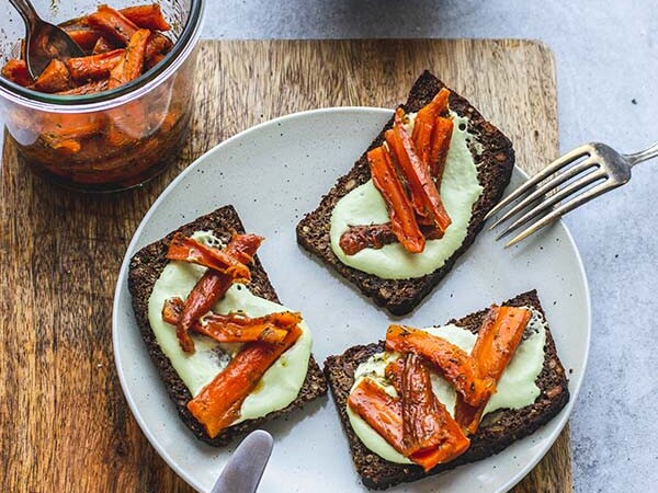 saltbagte gulerødder