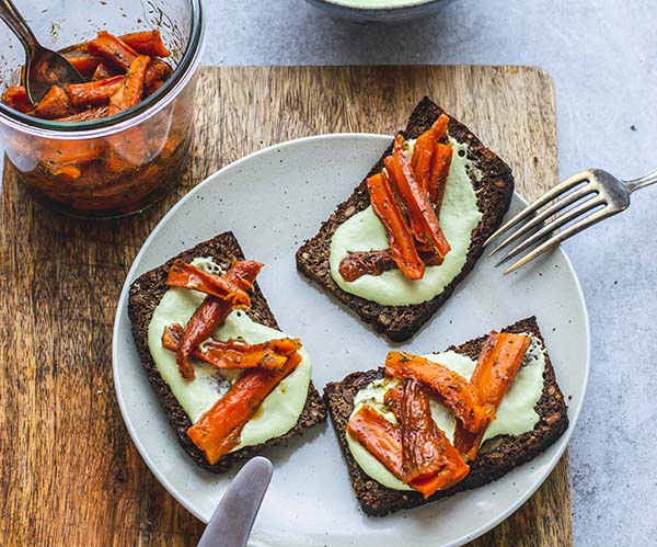 saltbagte gulerødder