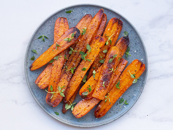 smørstegte gulerødder