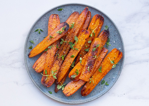 smørstegte gulerødder