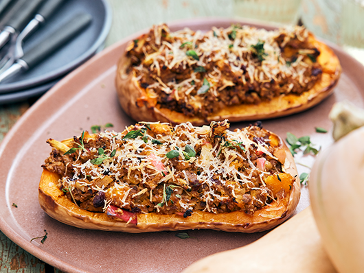 Fyldt butternut squash