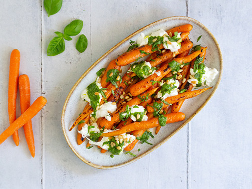 grillede snack gulerødder